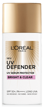 UV Defender Bright & Clear SPF50 (Brightening sunscreen/ Non greasy sunscreen) 50ml - L'Oreal Paris